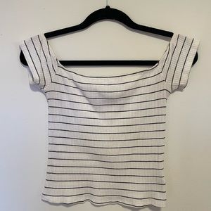 Urban Outfitters stripped off the shoulder top